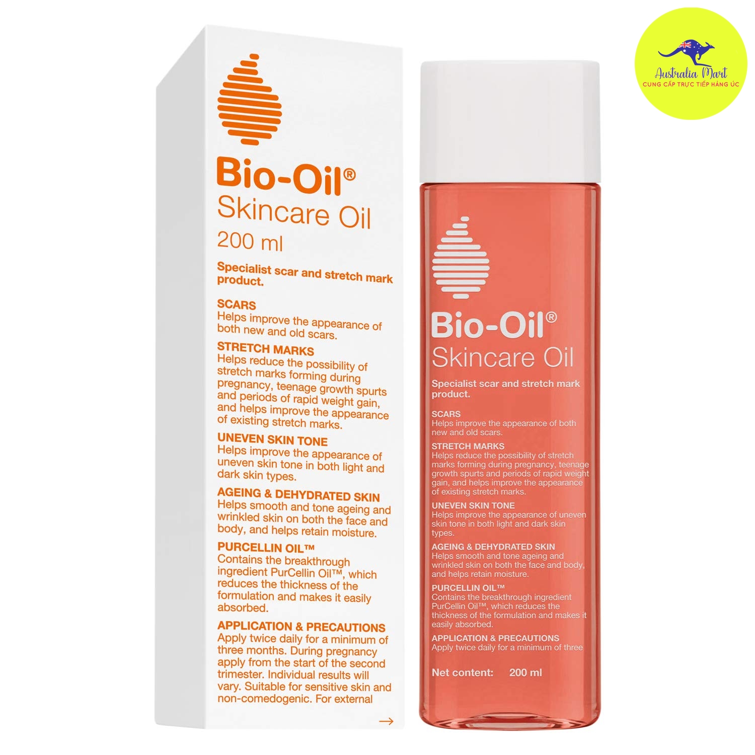 Tinh dầu trị rạn da và làm mờ sẹo Bio Oil