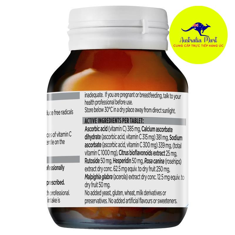 Blackmores Bio C 1000mg - Viên uống bổ sung Vitamin C (150 viên)