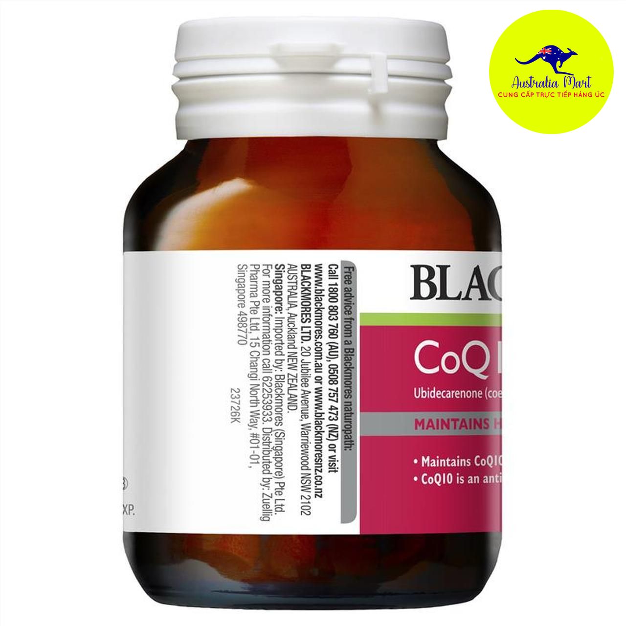 Blackmores CoQ10 - Viên uống bổ tim mạch (30 viên)