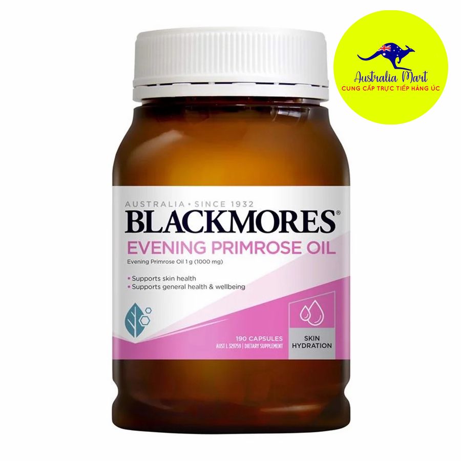 Blackmores Evening Primrose Oil - Viên uống tinh dầu hoa anh thảo (190 viên)