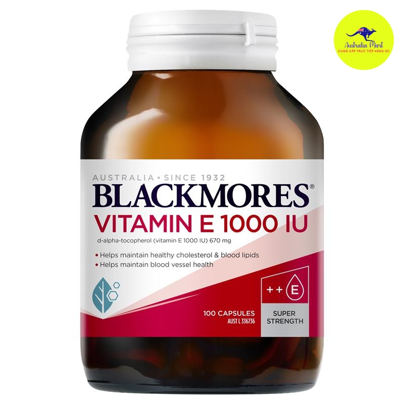 Blackmores Vitamin E - Viên uống cung cấp Vitamin E (100 viên)