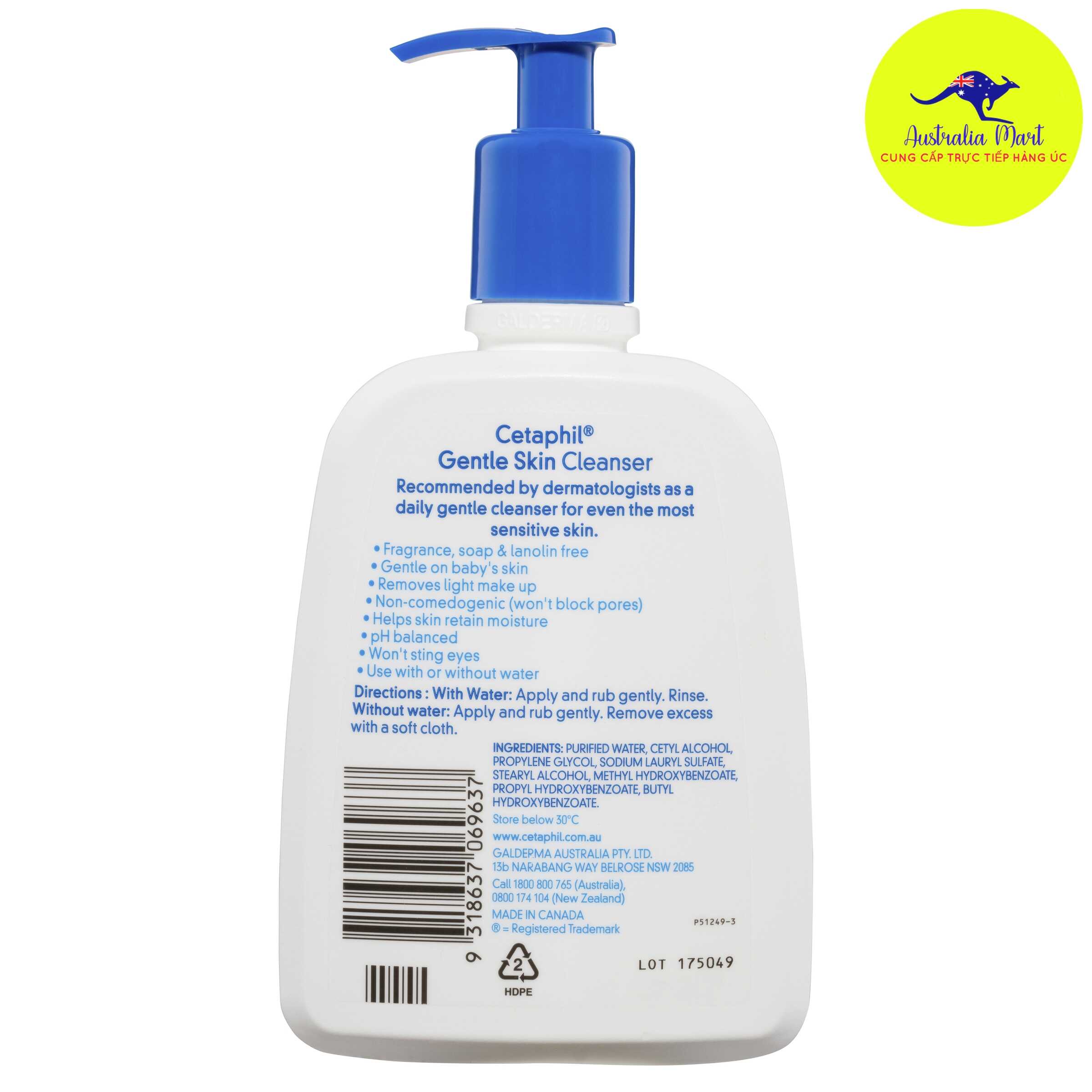 Sữa rửa mặt Cetaphil Gentle Skin Cleanser - 500ml