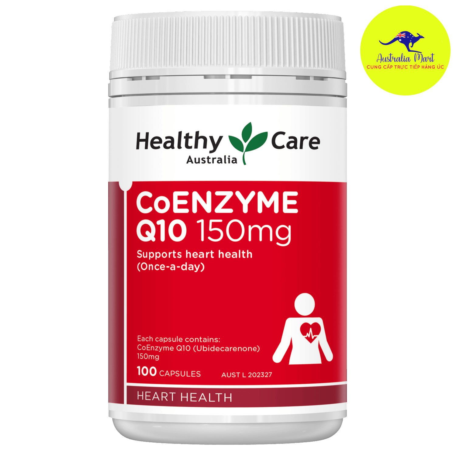 Healthy Care Coenzyme Q10 150mg - Viên uống bổ tim (100 viên)