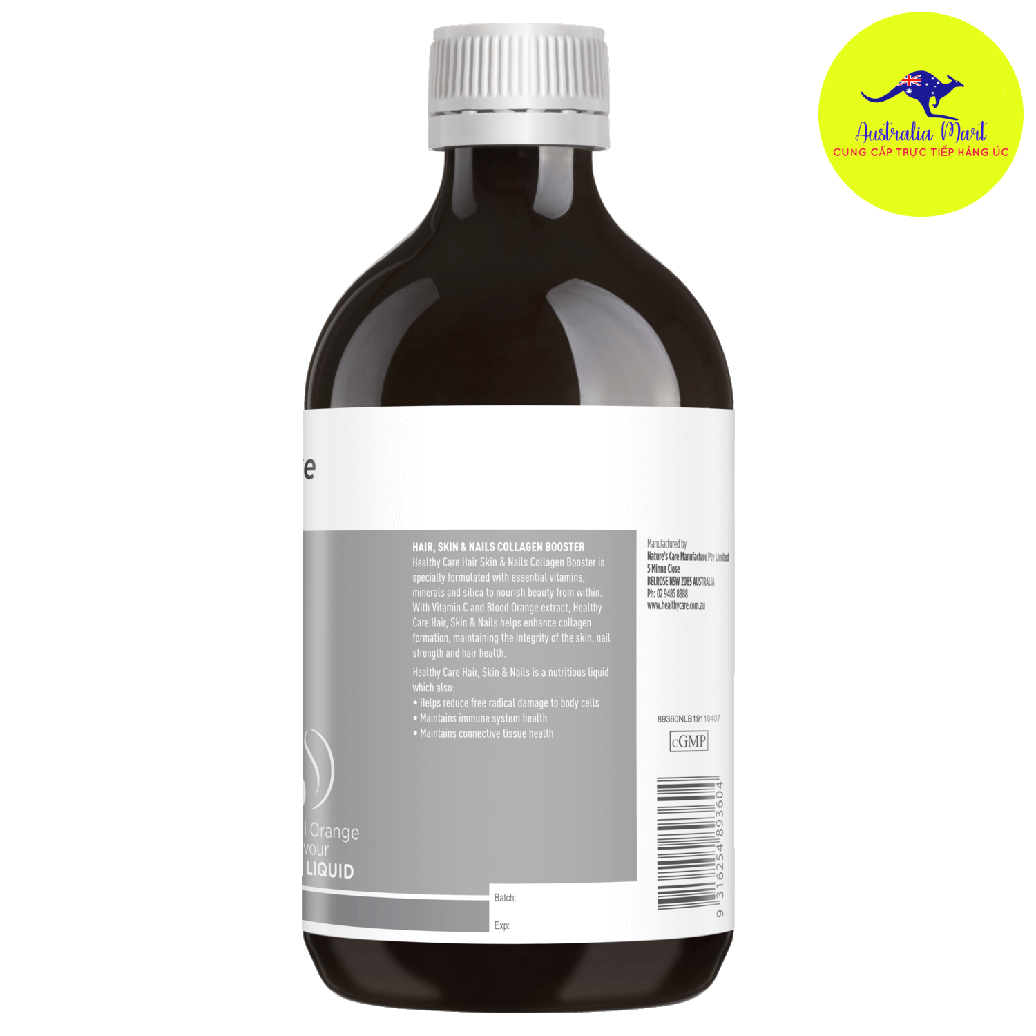 Healthy Care Hair Skin Nail + Collagen - Hàng xách tay Úc chính hãng | Australia Mart Healthy Care Hair Skin Nail + Collagen - Hàng xách tay Úc chính hãng | Australia Mart