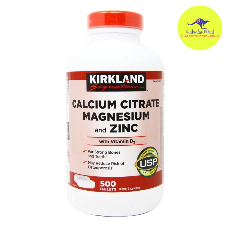 Kirkland Calcium citrate magnesium and zinc