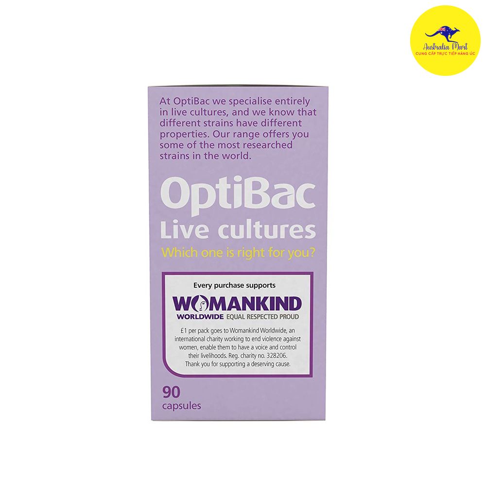 Men vi sinh Optibac Probiotics For Women chính hãng - 90 viên