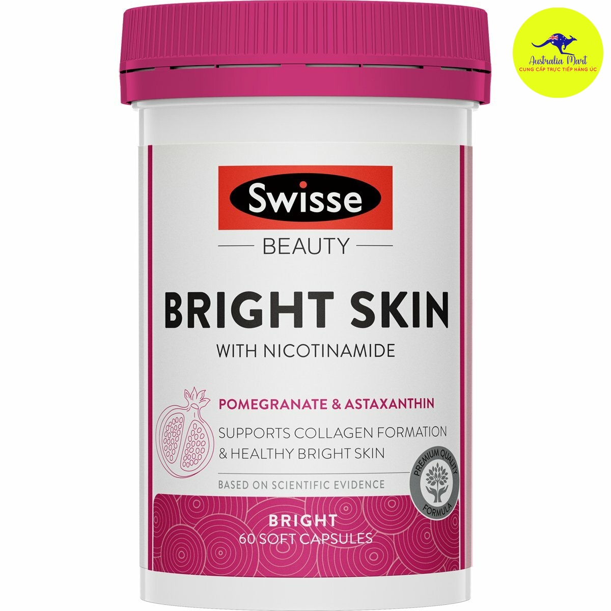 Viên uống trắng da Swisse Bright Skin