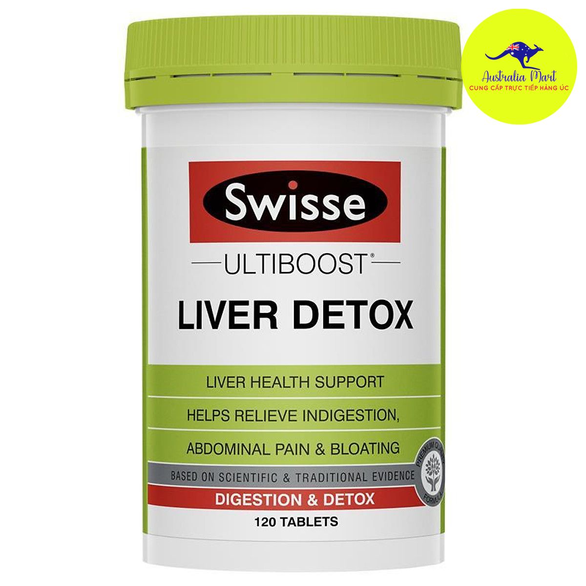 Swisse Liver Detox - Viên uống hỗ trợ giải độc gan (120 viên)