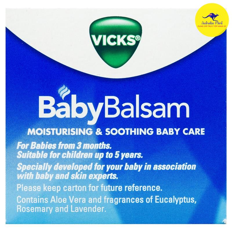 Dầu bôi giữ ấm Vicks Baby Balsam