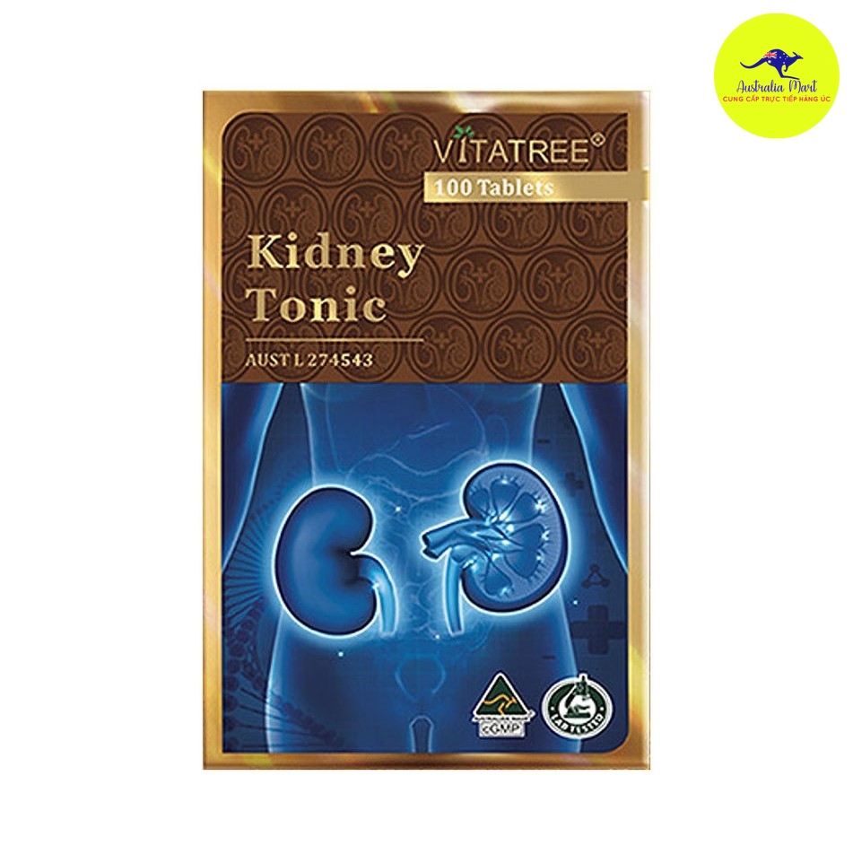 Viên uống bổ thận Vitatree Kidney Tonic chính hãng - 100 viên/hộp