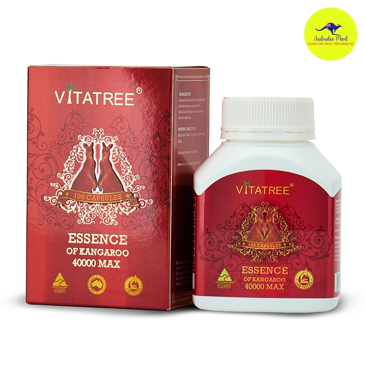 Viên uống hỗ trợ sinh lý nam giới Kangaroo Essence 40000 max - 100 viên