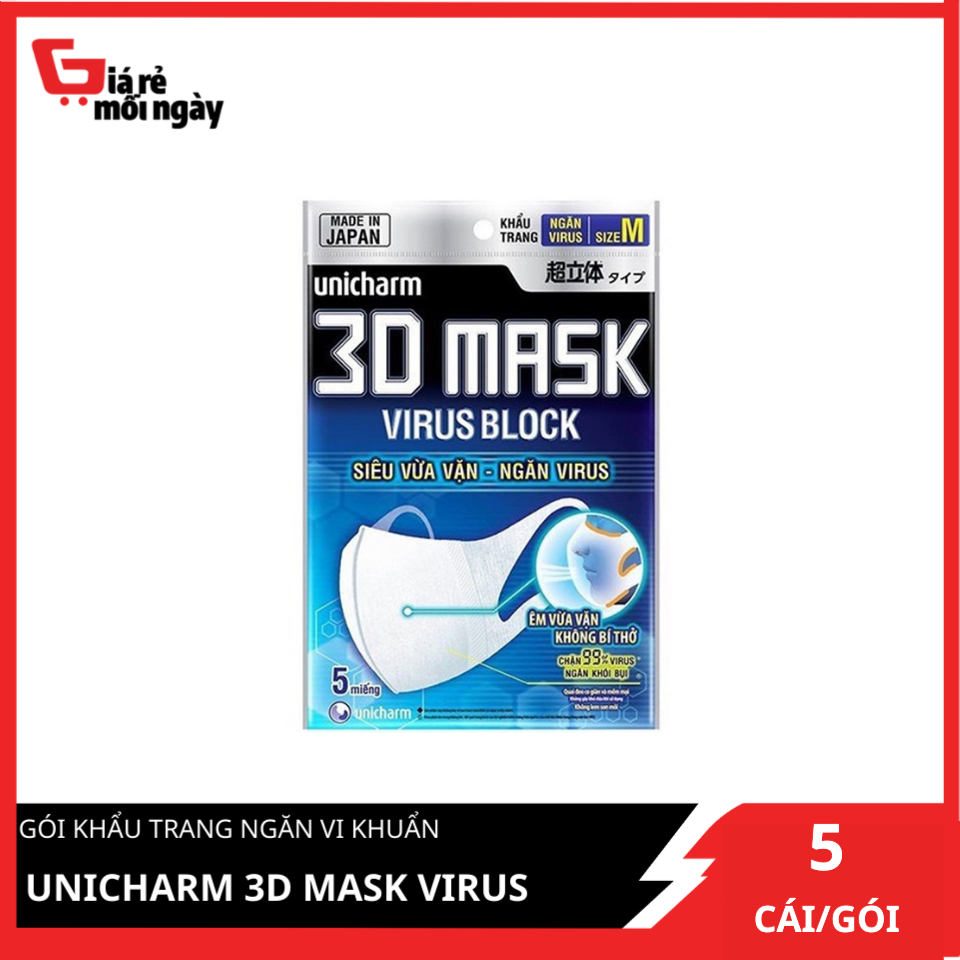 khau-trang-ngan-vi-khuan-unicharm-3d-mask-virus-block-5-cai-goi