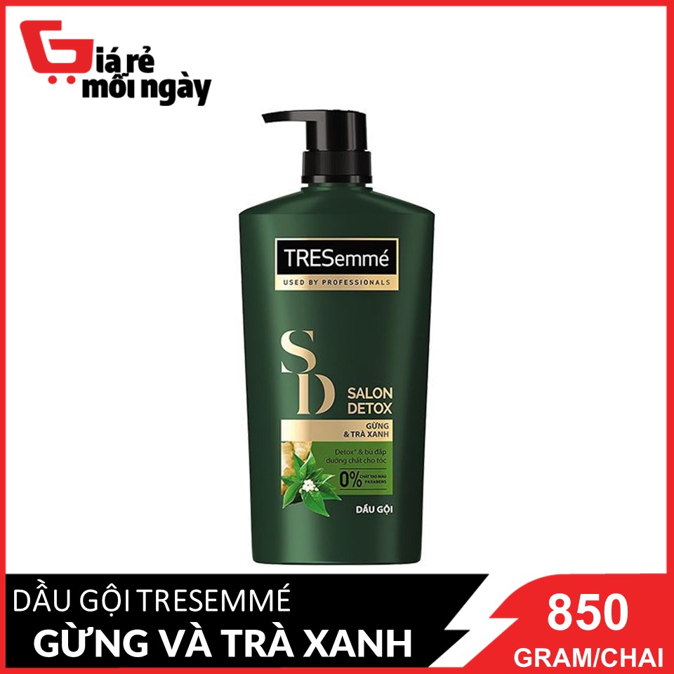 dau-goi-tresemme-gung-va-tra-xanh-xanh-850g