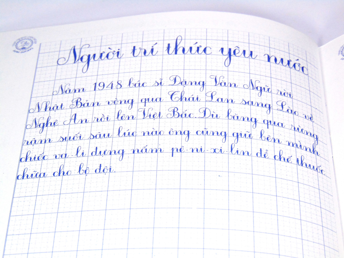 Các mẫu chữ đẹp dùng trong luyện viết chữ đẹp | Tata Foods