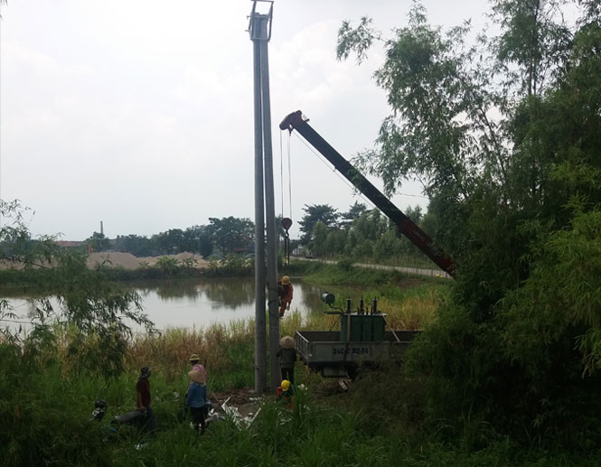 TBA THI CÔNG CẦU MÂY CỦA LICOGI