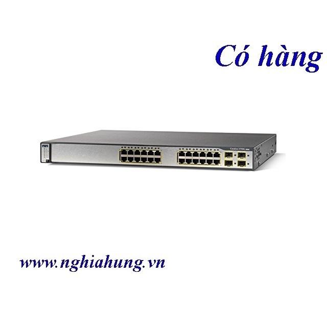 Thiết bị chuyển mạch switch cisco WS-C3750G-24TS-E