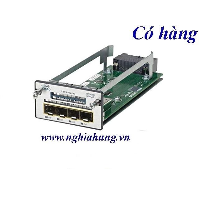 CISCO C3KX-NM-1G 4-PORTS NETWORK MODULE #73-12298-04