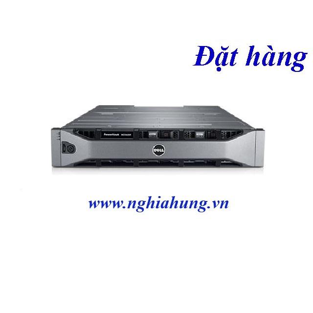 Dell PowerVault MD3820F - 2x Controller 16G FC/ Power 2x 600W/ Rail kit