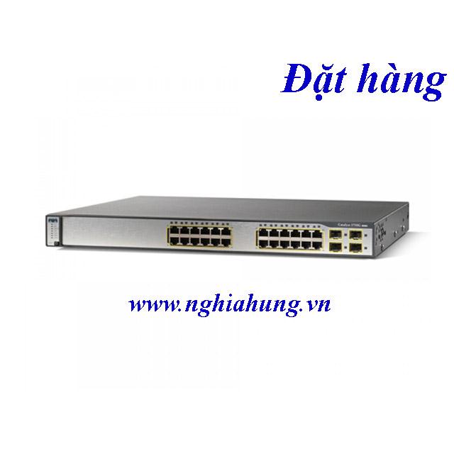 Thiết bị chuyển mạch switch cisco WS-C3750G-24TS-S1U