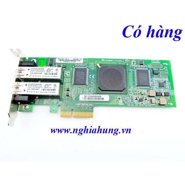 Dell - Dual Port Fibre Channel Host Bus Adapter QLE2462 PCI-e - P/N: PX2510401