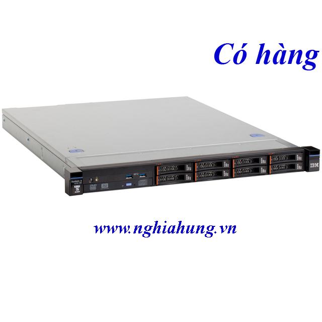 Máy Chủ Lenovo System X3550 M5 - CPU 1x E5-2670 v3 / Ram 8GB / Raid M5210 / 1x PS