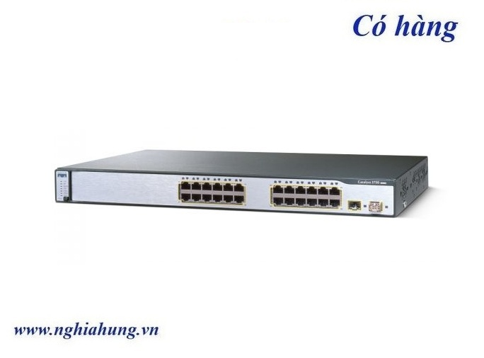 Thiết bị chuyển mạch switch cisco WS-C3750G-24T-E