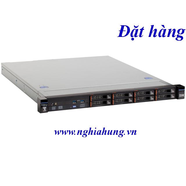 Máy Chủ Lenovo System X3550 M5 - CPU 1x E5-2690 v3 / Ram 8GB / Raid M5210 / 1x PS