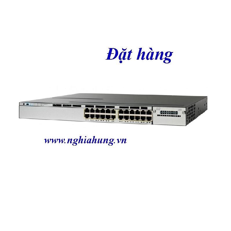 Thiết bị chuyển mạch switch cisco WS-C3850-24T-E