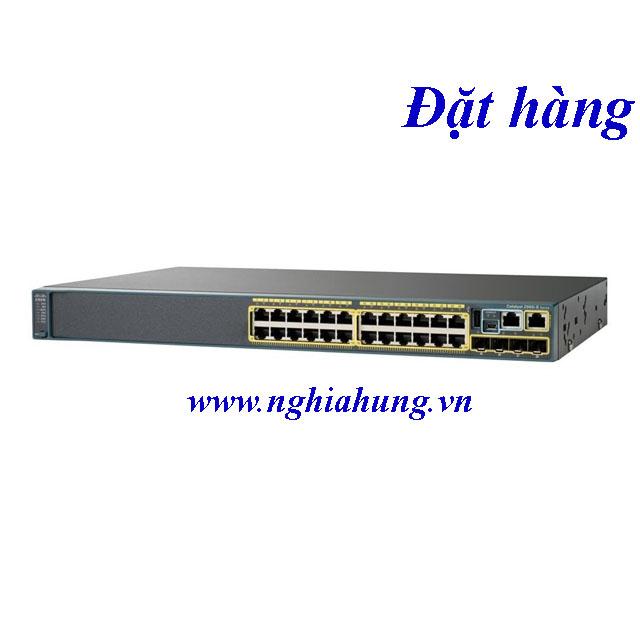 Thiết bị chuyển mạch switch cisco WS-C2960X-24PS-L