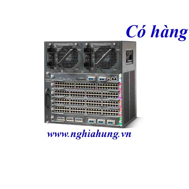 CISCO WS-C4506-E Cat4500 E-Series 6-Slot Chassis w/ Fan Tray and Dual PSU
