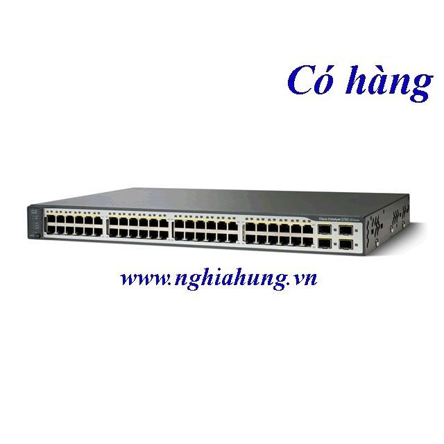 Thiết bị chuyển mạch switch cisco WS-C3750-48TS-S