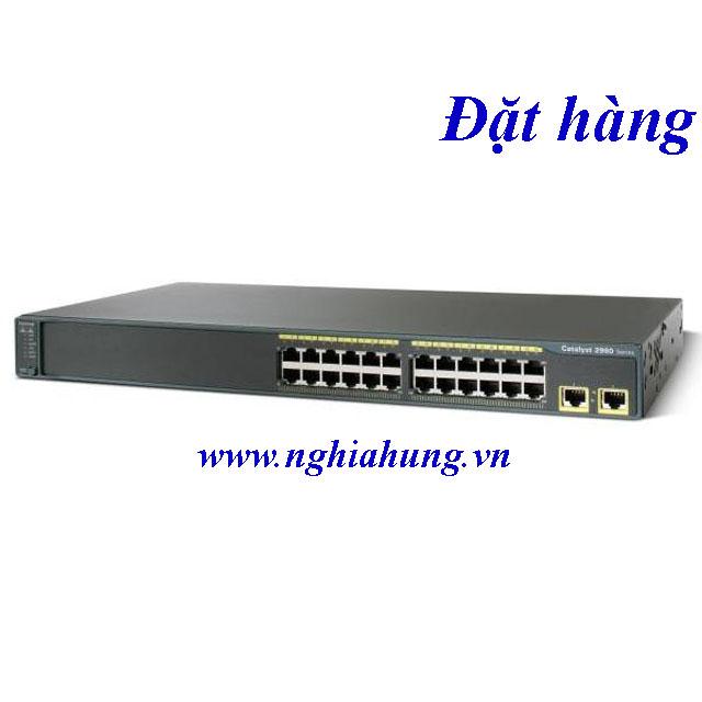 Thiết bị chuyển mạch switch cisco  WS-C2960-24TT-L