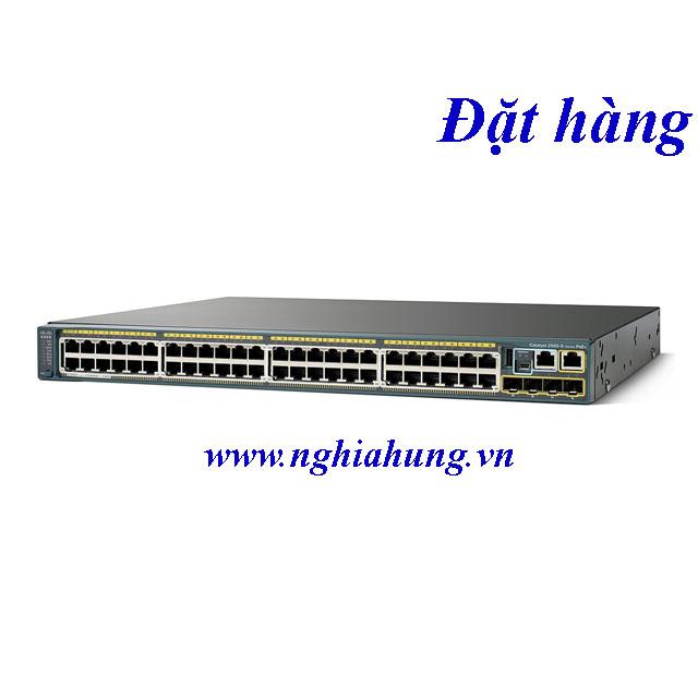 Thiết bị chuyển mạch switch cisco WS-C2960S-48FPD-L