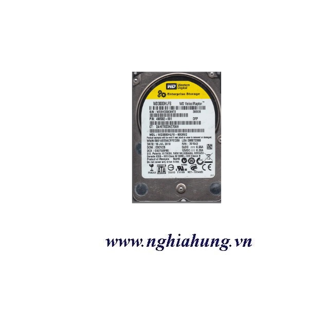 Western Digital VelociRaptor 300GB 10k RPM SATA 2.5"  #WD3000HLFS