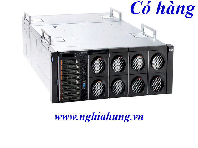 Máy Chủ Lenovo System X3850 X6 - CPU 4x E7-4880 v2 / Ram 128GB / Raid M5210 / HDD 4x 600GB/ 2x PS