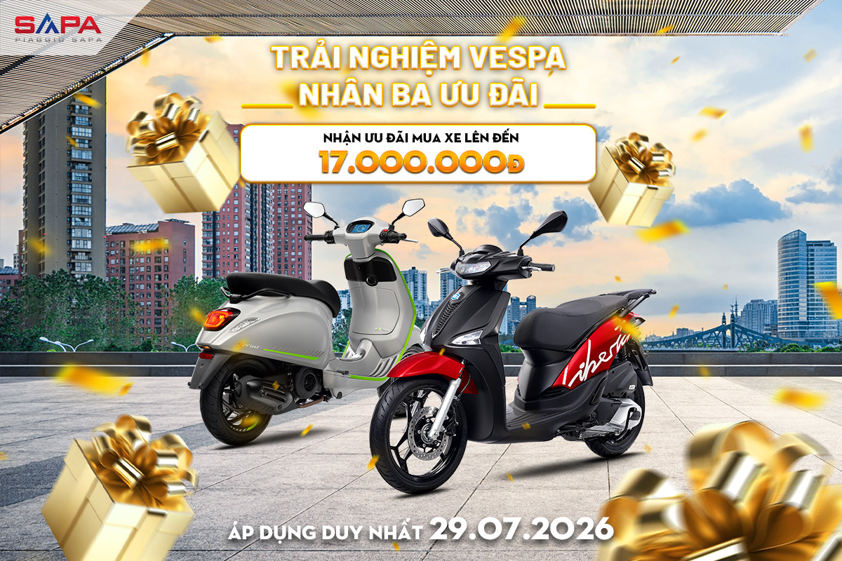 Siêu ưu đãi lên đến 17 triệu duy nhất ngày 29.07.2026.