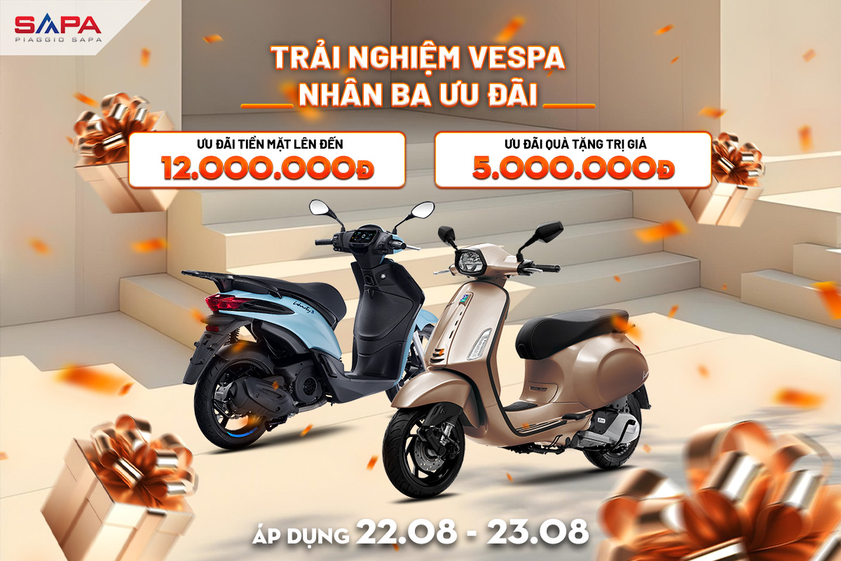 Siêu ưu đãi mua xe ngày 22.08 và 23.08 lên đến 17.000.000đ