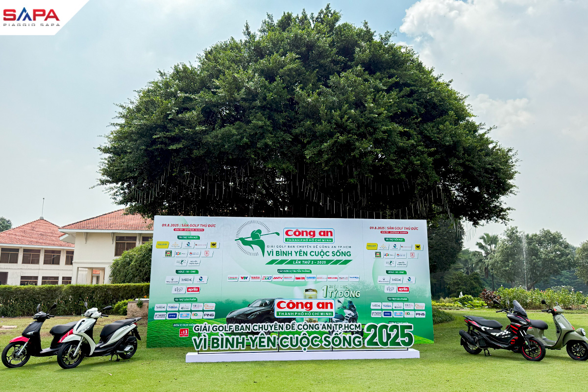 Piaggio Việt Nam & Piaggio Sapa đồng hành cùng Giải Golf “Vì Bình Yên Cuộc Sống”
