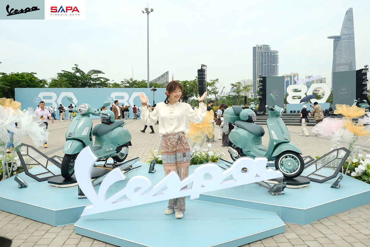 Nhân sự kiện Vespa 80Th, Vespa giới thiệu các phiên bản mới