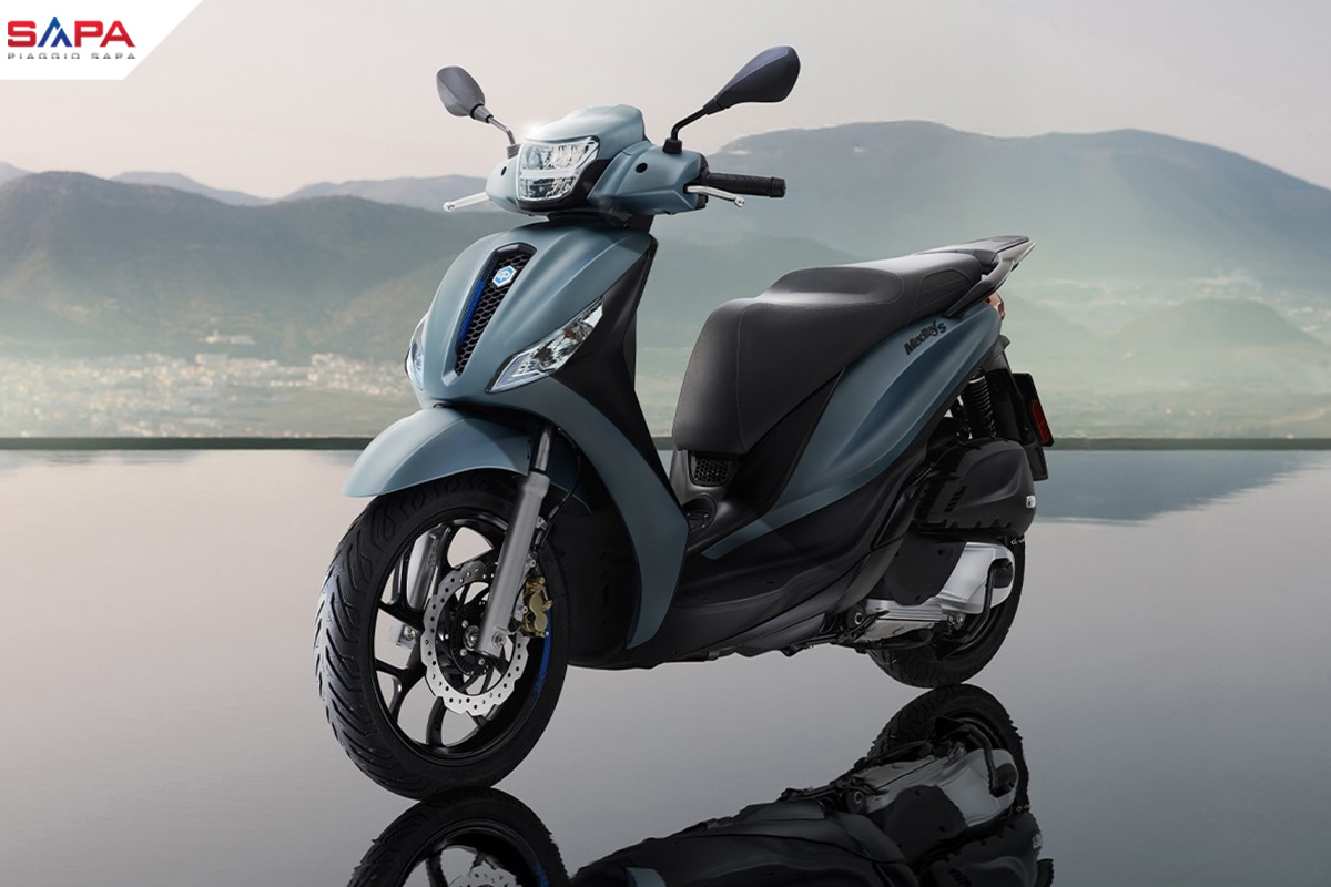 Cảm biến góc nghiêng trên Piaggio Medley - Tính năng an toàn độc đáo bận cần biết