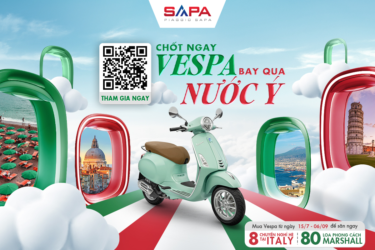 Cơ hội trúng chuyến du lịch sang Italia trị giá 100 triệu