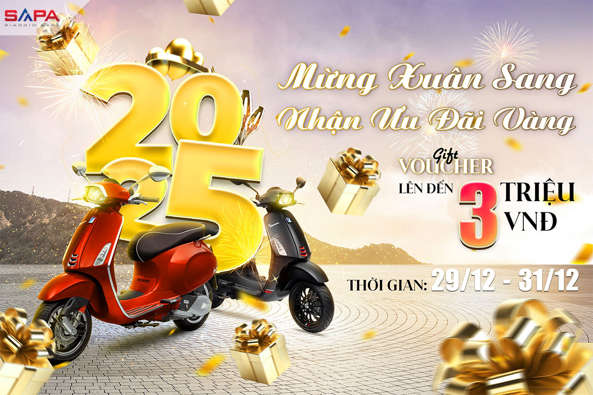 Mừng xuân sang nhận ưu đãi vàng tại Vespa Sapa