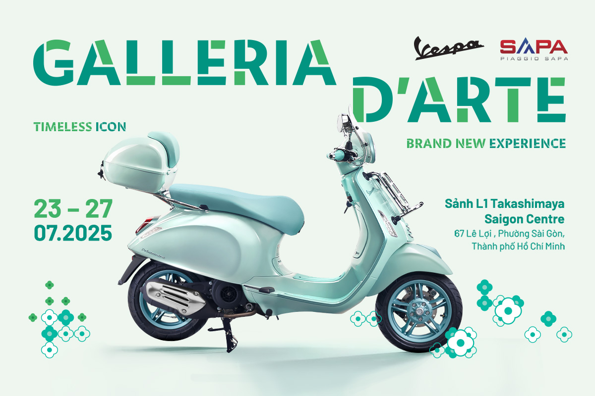 Sự kiện triển lãm nghệ thuật và Chế tác Vespa