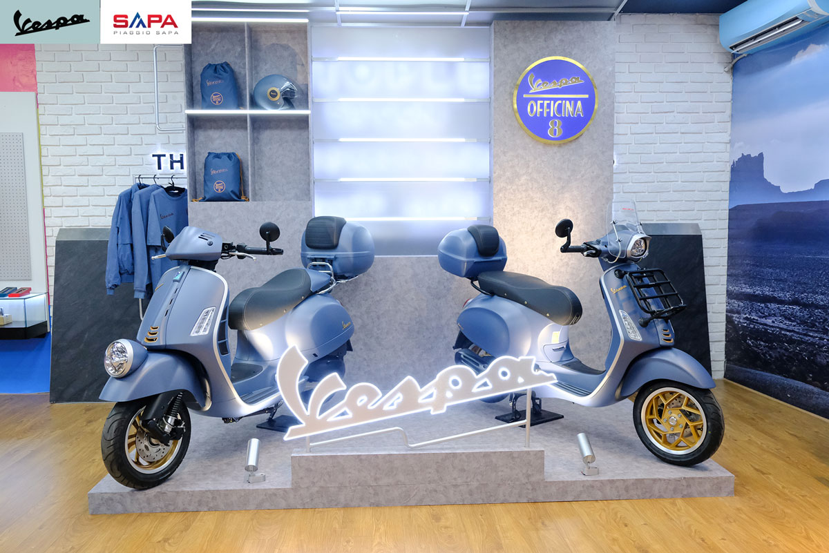 Ra mắt bộ đôi Vespa Officina 8 tại Sapa Cộng Hòa 23.08