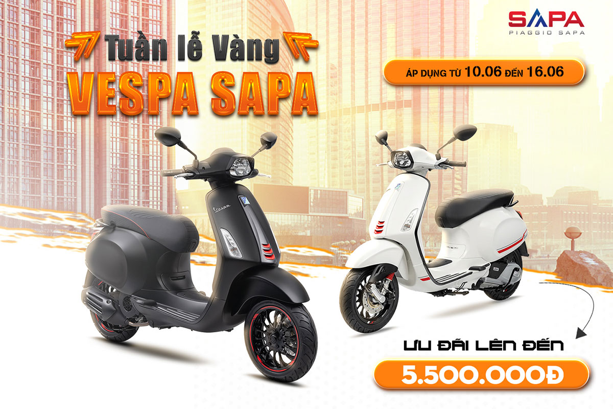 Tuần lễ vàng Vespa Sapa 10.06 đến 16.06