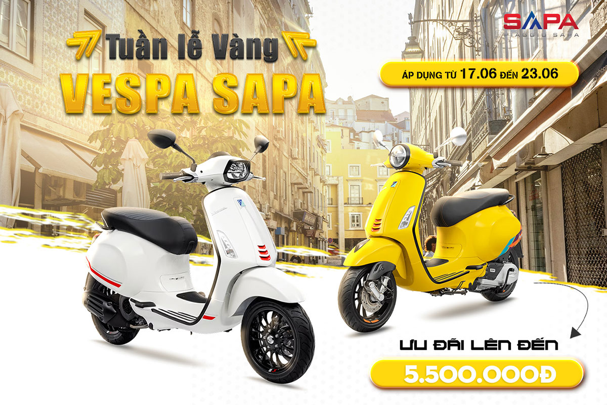 Tuần lễ vàng Vespa Sapa 17.06 đến 23.06
