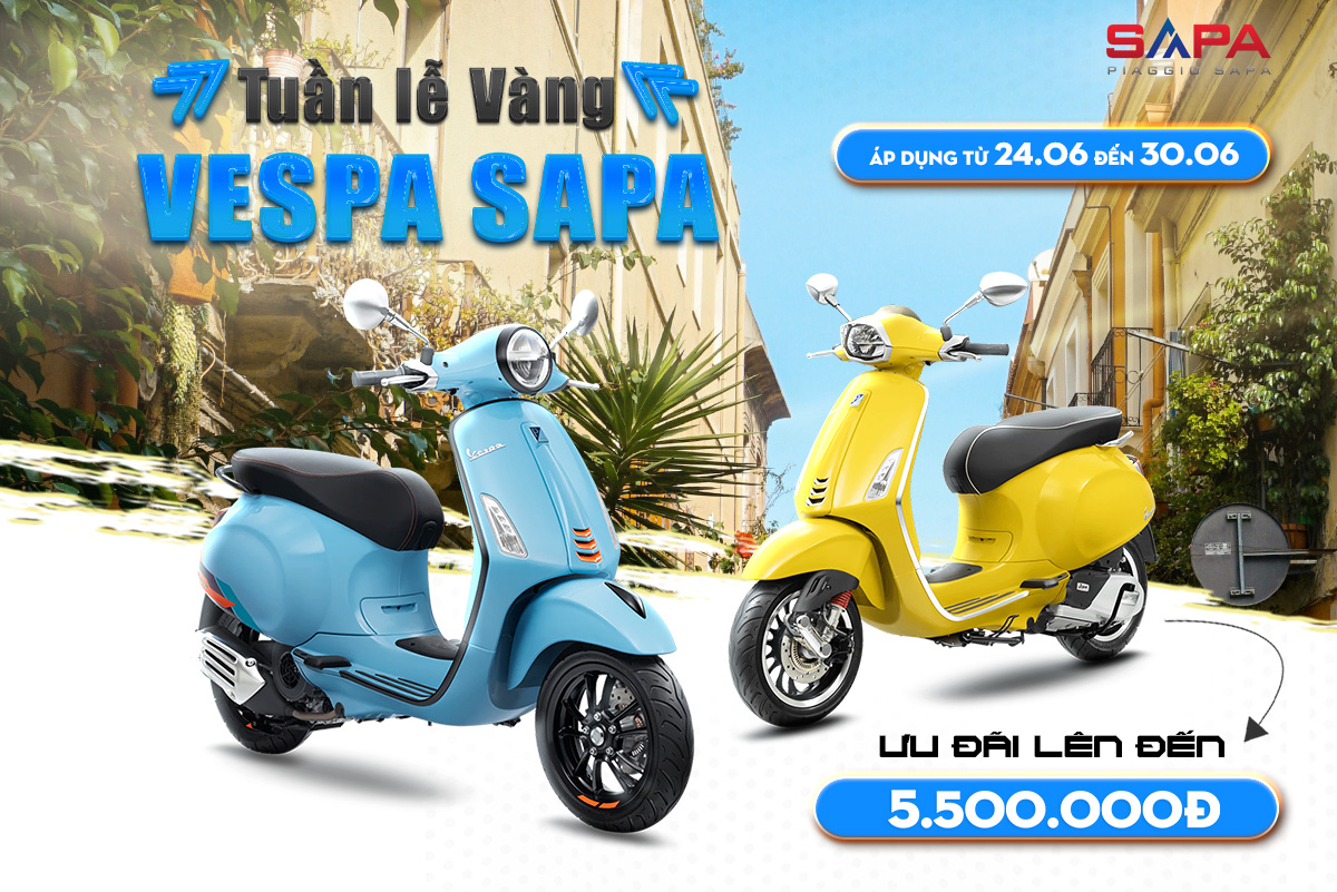 Tuần lễ vàng Vespa Sapa 24 đến 30.06