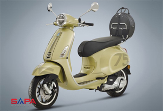 2021 Vespa GTS và Primavera có bản kỷ niệm 75 năm tuyệt đẹp