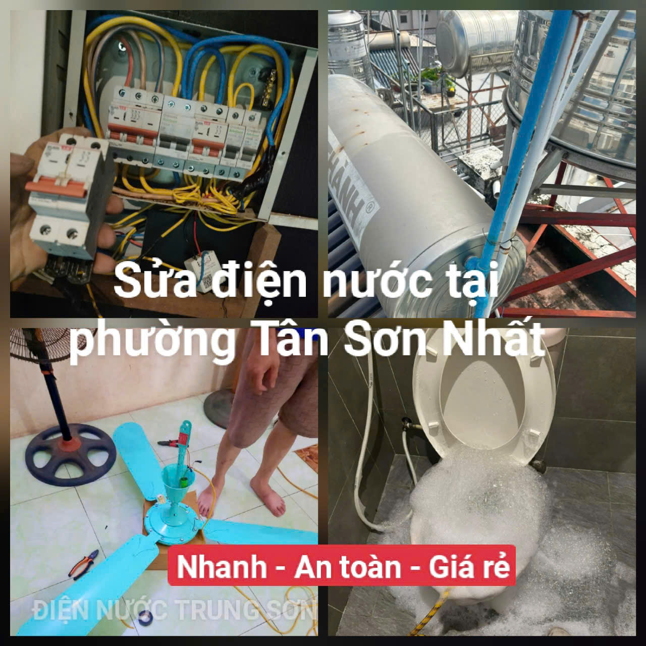 Sửa Chữa Điện Nước Tại Phường Tân Sơn Nhất 24/24H | Nhanh Chóng, Giá Rẻ