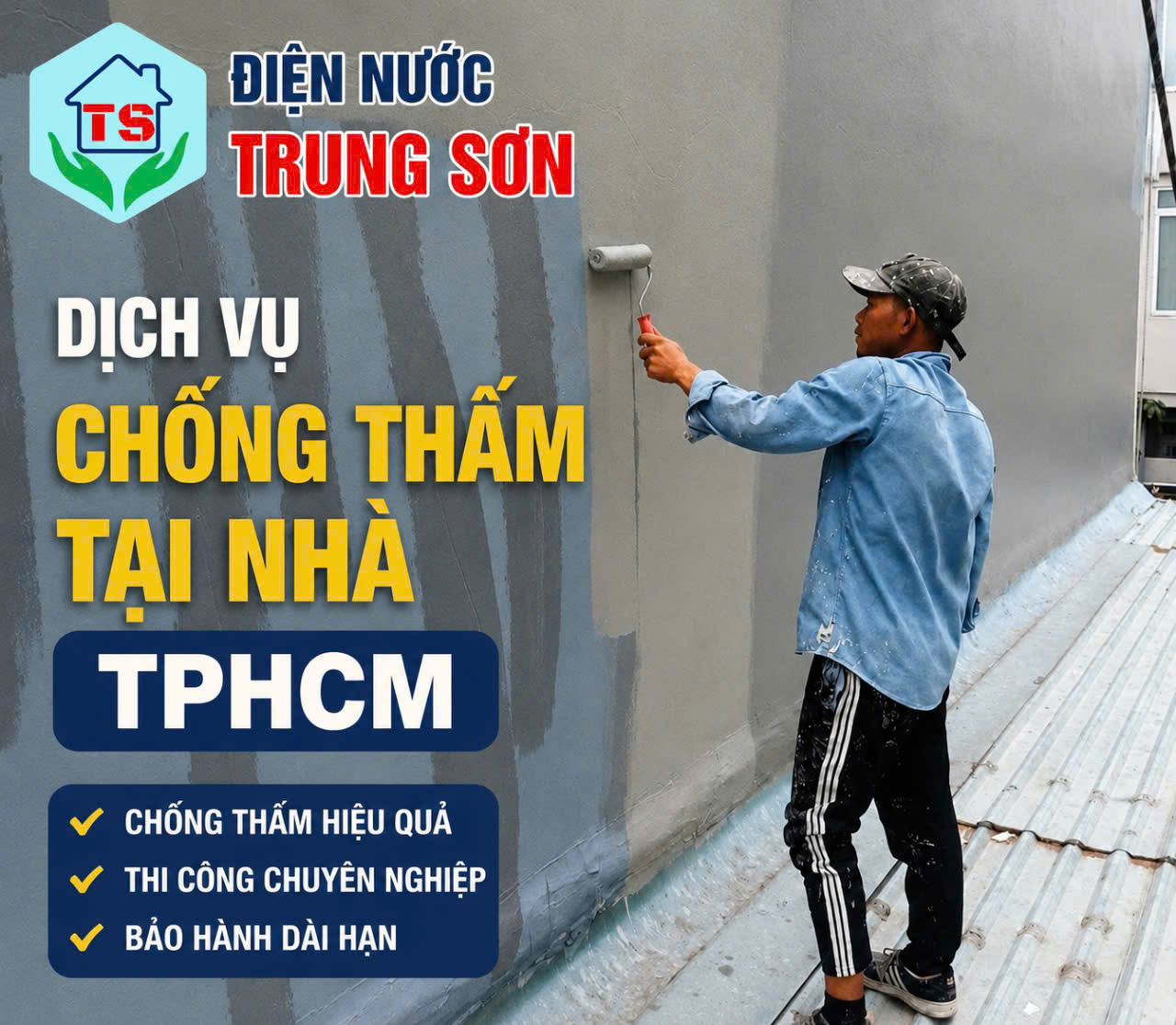 Dịch Vụ Chống Thấm Tại TPHCM Uy Tín : Bảo Hành 5 – 10 Năm